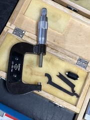 Vintage Inside & Outside Micrometers, Caliper, Dial Indicator, Mini Squares 🟡