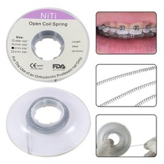 1-10 Dental Orthodontic Niti Open Coil Spring Spool Dia.010 *030 ” inch 914mm u