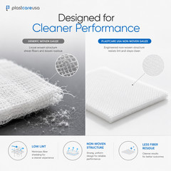 1200 2×2 Non Woven Sponges 4-Ply, Non-Sterile Dental Gauze (6 Pack of 200)