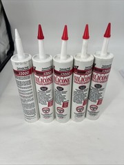 (Lot of 5) RainBuster 12000 RTV Silicone Sealant Adhesive Aluminum 10.3oz