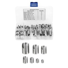 50x Metric Thread Inserts M3-M16 Stainless Steel Self-Tapping For Workshop Use