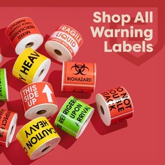 3″ X 5″ Do Not Double Stack Fragile Shipping Stickers (500 Labels, 1 Roll) Wa…