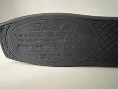 SWINGLINE #77701/15 High Capacity Desk Stapler REDUCED EFFORT Grey ACCO Brands