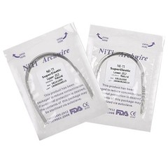 Dental Orthodontic Arch Wire Super Elastic NITI Round Rectangular Natural Form