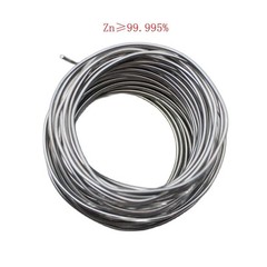 Zinc Zn Wire 1.5mm, 20m/65 Ft, High Purity 99.995%