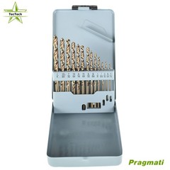 13 Pack HSS Drill Bit Set 1/16″-1/4″ M35 High Speed Steel Twist Jobber Length