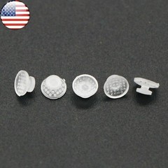 US Dental Orthodontic Composite Ceramic/Metal Lingual Button Bondable Round Base