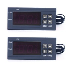 STC-1000 AC 110V-220V Digital Temperature Controller Thermostat With Sensor x2