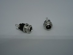 2Pcs Pack Lot 9mm Round DC Jack Power Supply Power Socket Female 5.5×2.5mm 3 Pin