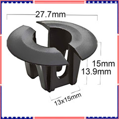 16 Sets Silverado Bumper Clips Front Air Dam Deflector Retainer Clips Nut Gro