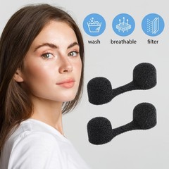 100 Pieces Nose Plug Filter Disposable Nose Dust Filters Nostril Filters Spray