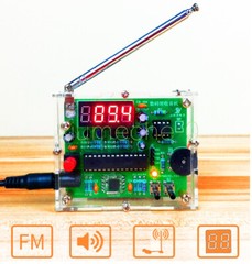 Digital Tube Display FM Digital Radio Electronic 87.5-108MHZ DIY KIT NEW