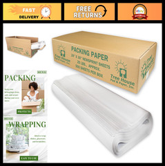 Packing Paper for Moving – 500 Sheets, 24″x30″ Newsprint – Recyclable, Heavy-Dut