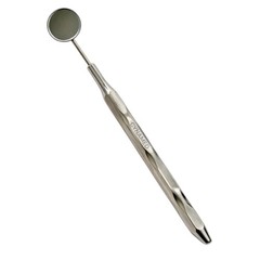 Dental Mouth Mirror with Hollow Handle Silver, Size #5 Lightweight, German Steel