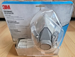 3M 6211P1 Dual Cartridge Paint Spray Respirator – NEW Factory Sealed