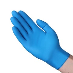 Blue Nitrile Disposable Exam Grade Gloves – Chemo Tested – 4.0 mil – Box of 100