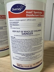 Diversey Avert Sporicidal Disinfectant Cleaner – 2 Pack – 32oz Bottles
