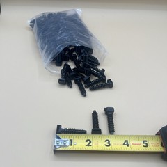 Masonry Screw Mounts Black Cable Ties, Premium Fixing Plug 100 Per Pack