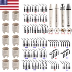 USA Dental Ultrasonic Piezo Scaler Tips/ Wrench/ Scaler Handpiece Fit EMS/DTE