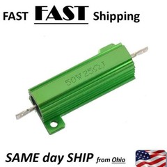 Heavy Duty aluminum resistor wire wound HD – various watts ohms resistance