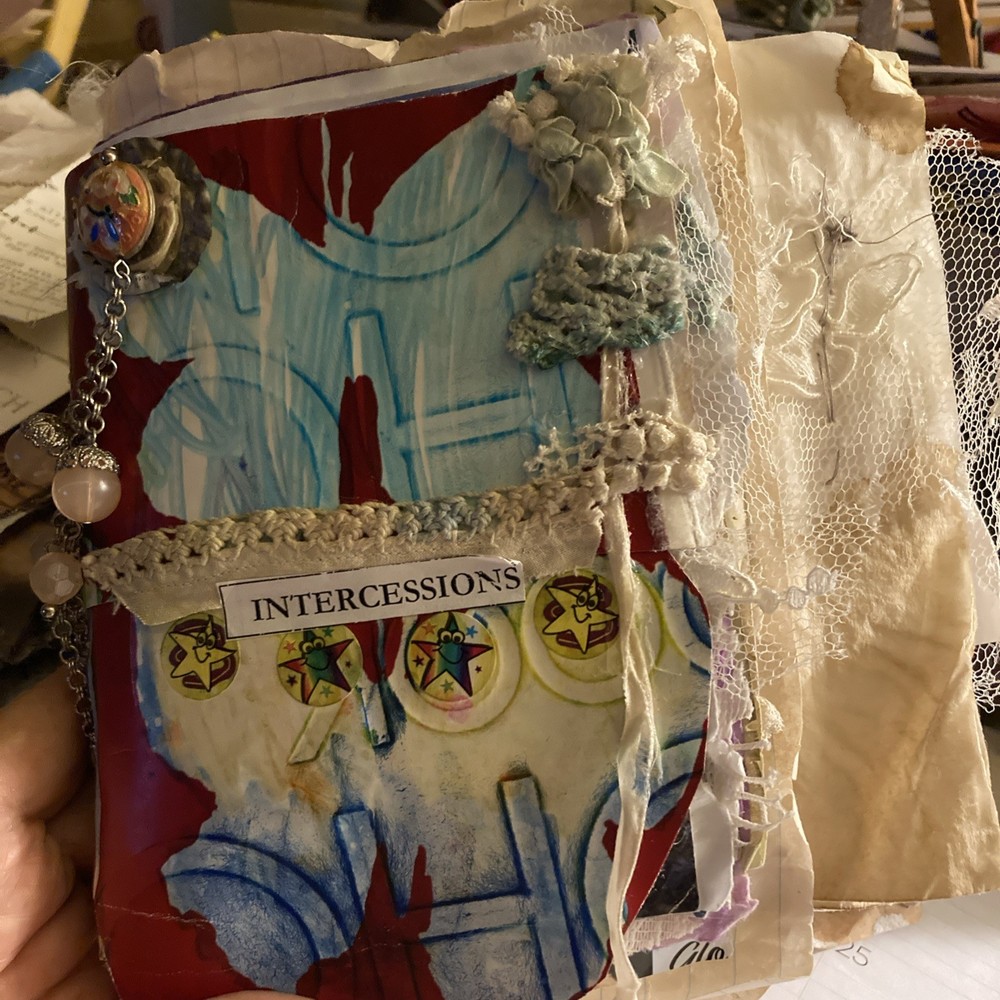Junk Journal Intercession, Coffee Stain Pages
