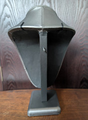 Necklace Jewelry Display Stand 10” Slate Gray Leatherette
