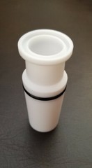 3/4 in Sanitary Tri Clamp to 24/40 Glass Joint adapter from PTFE – Ace 5001-04