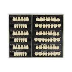 3*28Pcs/Set A1 A2 A3 Shade Dental Full Mouth Synthetic Resin Teeth Denture