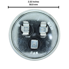 45/5 uF 45+5 MFD 370V/440V Dual Run Start Round AC CBB65B Capacitor for HVAC