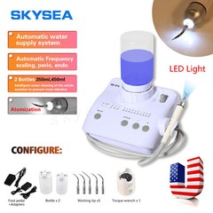 SKE1-LED Dental Piezo Ultrasonic Scaler With 5Tip & 2 bottles For EMS/WOODPECKER