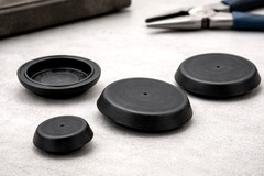 Hole Plugs for Sheet Metal Plastics Fits Thin Materials Snap In 5 per Package