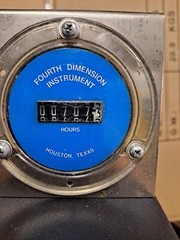 Fourth Dimension Instrument Hour Meter 120V 60 Hz Model # 106111 Used & Working
