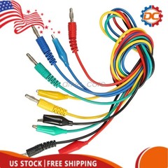 22Pcs Automotive Back Probe Kit Multimeter Test Leads Alligator Clips Wire Tool-