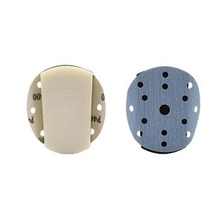 Hook and Loop Block KIT 6 Inch Round & Mouse Hand Sanding, Interface Pads Ideal