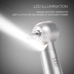 AZDENT Dental LED E-generator High Speed Handpiece With 4 Hole Quick Coupler