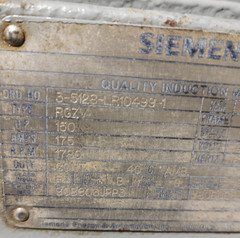 🔥Siemens RGZV 150 HP Motor 460V, 1780 RPM, 3PH, 445TDV FRAME