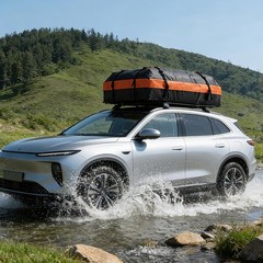 15/20 Cubic Feet Car Roof Bag Waterproof Rooftop Cargo Carrier w/Lock&Storage Ba