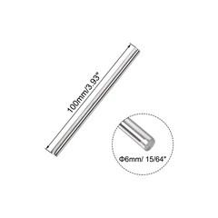 10pcs 6mm x 100mm 304 Stainless Steel Solid Round Rod for RC DIY Craft