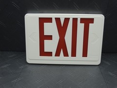 Lighted Exit Sign LED 12in x 8in Lighting White Replacement 1005 190 230