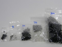 Extra Small 3/8″ DIA Rubber Bumpers with Stainless Steel Screws (Black or Clear)