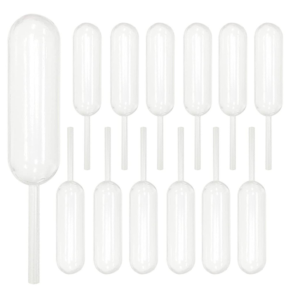 Cupcakes Pipettes, 50PCS 4ml Clear Plastic 50 Count (Pack of 1), White