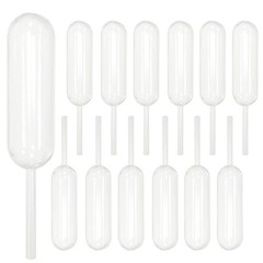Cupcakes Pipettes, 50PCS 4ml Clear Plastic 50 Count (Pack of 1), White