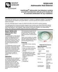 SILENT KNIGHT SD505-AHS ADDRESSABLE HEAT DETECTOR – BRAND NEW – 3 AVAILABLE