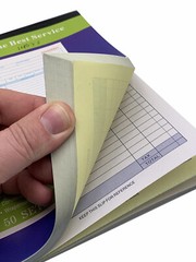 5 Pack Receipt Large Sales Order Book Invoice Duplicate Copy 50 Sets 5.5″ X 8″5