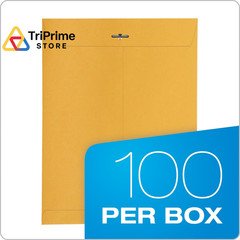 Quality Park 10″ x 13″ Clasp Envelopes, 100 Count (Pack of 1), Brown Kraft
