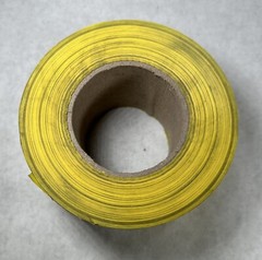 NEW (Lot of 4) Scotch 3 in. x 1000 ft. Barricade Tape 300 Caution, Total 4000 ft