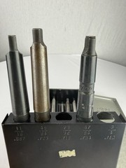 Vintage Huot Drill Index USA Drill Bit Set Chicago Latrobe National PTD 4 Missin
