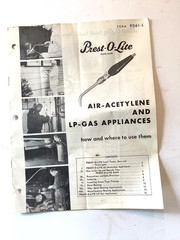 Vintage Presto-Lite Torch Set