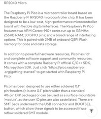 Raspberry Pi Pico RP2040 Dual-Core 264KB USB-C w/ Pin Headers PURPLE ~USA SHIP