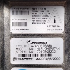 Motorola XTS5000 Two Way Radio H18UCH9PW7AN – No Anntna No Bttry No Chrgr – USED
